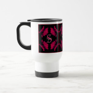 Benutzerdefiniertes Monogramm Ihre Anfangsbuchstab Reisebecher