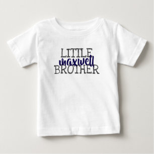 Benutzerdefiniertes Monogramm Jungen passend zu Br Baby T-shirt