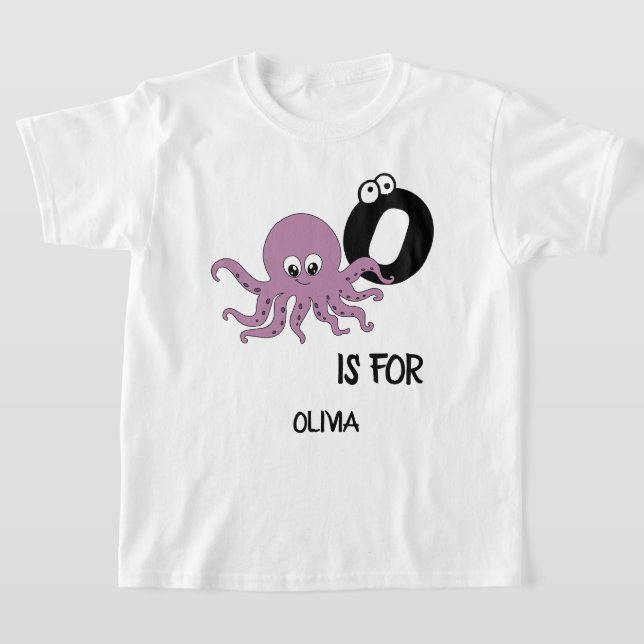 Benutzerdefiniertes Monogramm O ist für niedliches T-Shirt (Ablage )
