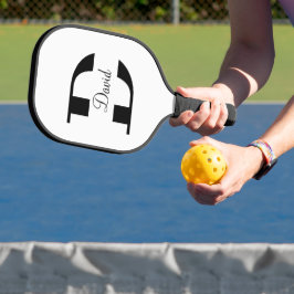 Benutzerdefiniertes Monogramm Pickleball Schläger
