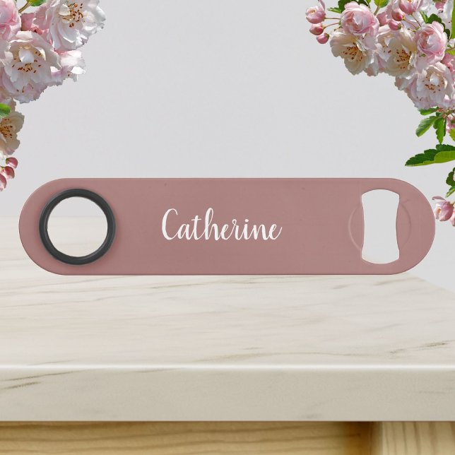 Benutzerdefiniertes Monogramm - Tief rosa mit Skri Speed Flaschenöffner (Von Creator hochgeladen)