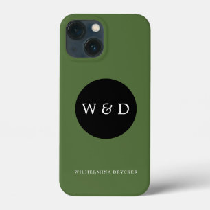 Benutzerdefiniertes Monogramm und Name Case-Mate iPhone Hülle