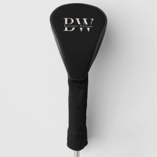 Benutzerdefiniertes Monogramm und Name Klassisch s Golf Headcover