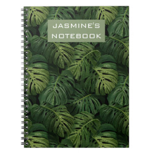Benutzerdefiniertes Monstera-Blatt Tropisches Must Notizblock
