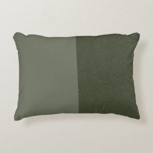 Benutzerdefiniertes Moosgrünes Split Akzent Pillow Dekokissen