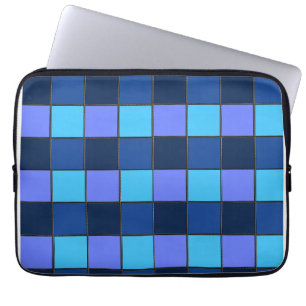 Benutzerdefiniertes Mosaikfliesen- und Pixelraster Laptopschutzhülle