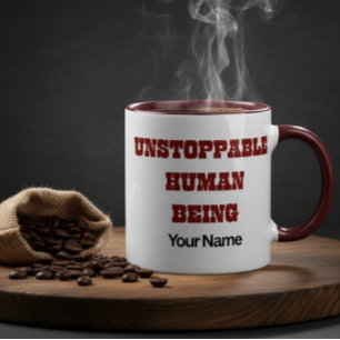 Benutzerdefiniertes Motivationszitat Selbstbewusst Tasse