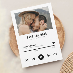 Benutzerdefiniertes Musik-Albumcover-Playlist-2-Fo Save The Date