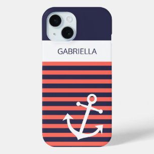 Benutzerdefiniertes Muster für ein rotes Korallenm Case-Mate iPhone Hülle