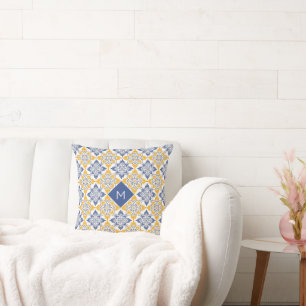 Benutzerdefiniertes Muster für Portugese-Tiles Kissen