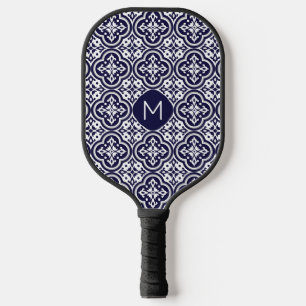 Benutzerdefiniertes Muster für Portugese-Tiles Pickleball Schläger