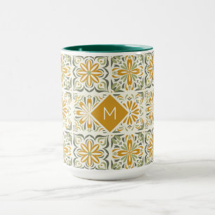 Benutzerdefiniertes Muster für Portugese-Tiles Tasse