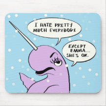 Benutzerdefiniertes Nadine-Mauspad für Emma