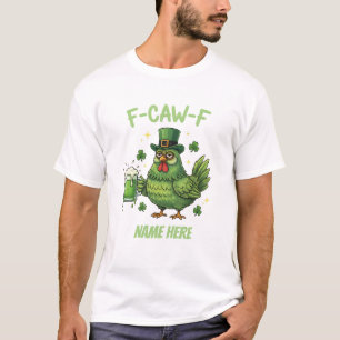 Benutzerdefiniertes Name St. Patrick's Day Hühner- T-Shirt