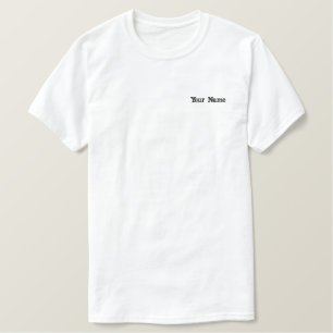 Benutzerdefiniertes Namens-Shirt Personalisierte Besticktes T-Shirt