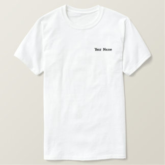 Benutzerdefiniertes Namens-Shirt | Personalisierte Besticktes T-Shirt