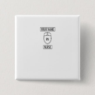 Benutzerdefiniertes Namens-T-Shirt für RN-Krankens Button