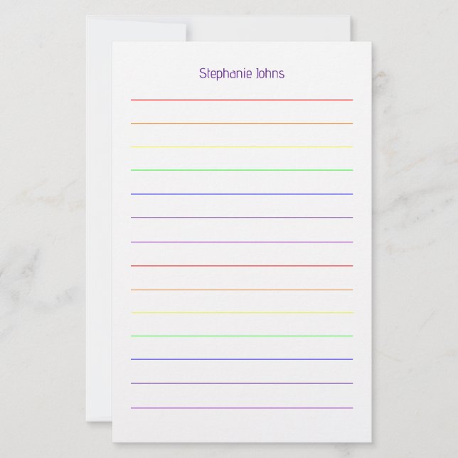 Benutzerdefiniertes Namensmonogramm Brautparty Hoc Briefpapier (Vorderseite)