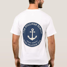 Benutzerdefiniertes nautisches Anker-Familienurlau