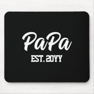 Benutzerdefiniertes Neues Papa Est Jahr Vater Pers Mousepad