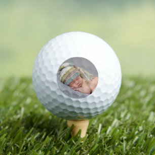 Benutzerdefiniertes neugeborenes Foto Golfball
