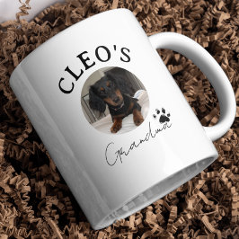 Benutzerdefiniertes Niedliches Begleiter-Foto und  Zweifarbige Tasse