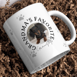 Benutzerdefiniertes Niedliches Favorit Pet-Foto fü Zweifarbige Tasse