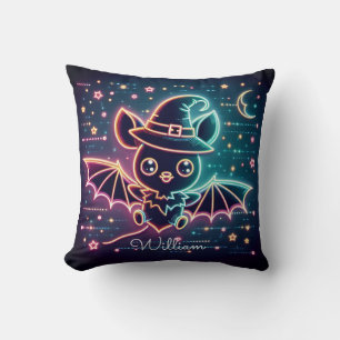 Benutzerdefiniertes Niedliches Halloween Bat Witch Kissen