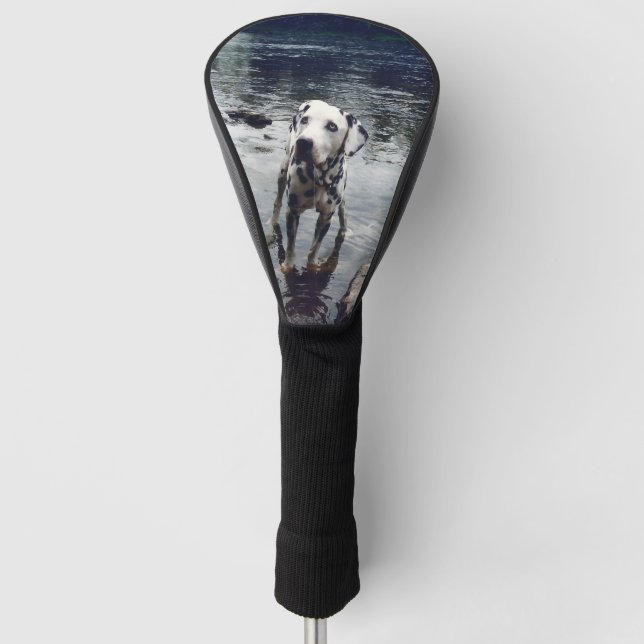 Benutzerdefiniertes Niedliches Pet Friend Foto Dog Golf Headcover (Vorderseite)