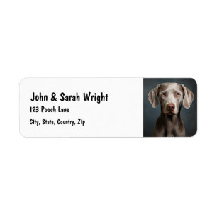 Benutzerdefiniertes Niedliches Weimaraner-Hundesch