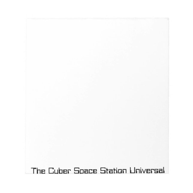 Benutzerdefiniertes Notepad Notizblock (Vorderseite)