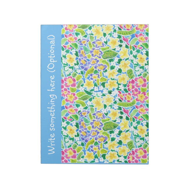 Benutzerdefiniertes Notepad oder Jotter, Primroses Notizblock (Rotiert)