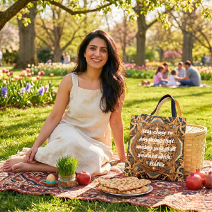 Benutzerdefiniertes Nowruz Persisches Neujahrsgesc Tasche