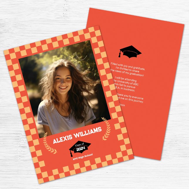 Benutzerdefiniertes Orange-Foto Ankündigung (Von Creator hochgeladen)