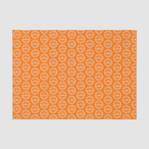 Benutzerdefiniertes Orange-Logo Seidenpapier