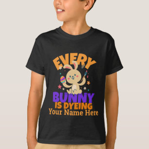 Benutzerdefiniertes Osterei Jeder Hase färbt T-Shirt