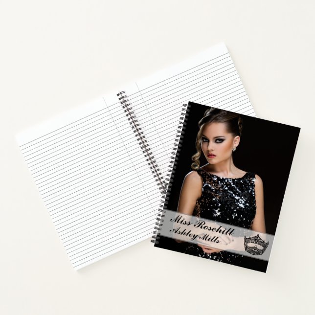 Benutzerdefiniertes Pageant Crown-Notebook Notizbuch (Innenseite)