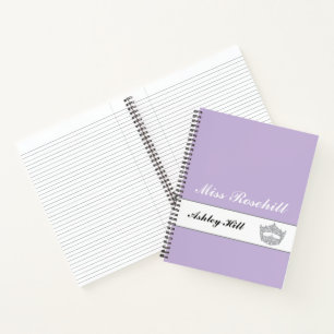 Benutzerdefiniertes Pageant Crown-Notebook Notizbuch