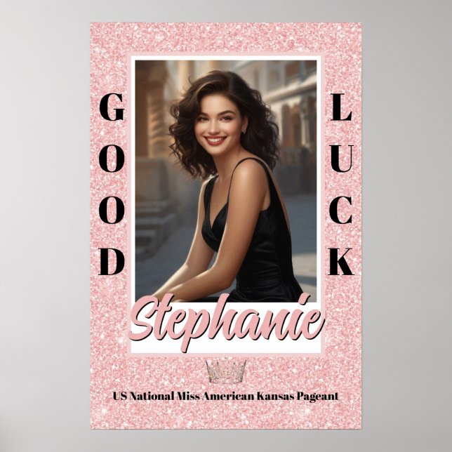 Benutzerdefiniertes Pageant Door Banner Poster (Vorne)