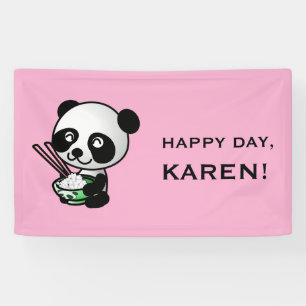 BENUTZERDEFINIERTES PANDA-BANNER BANNER