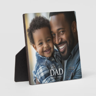 Benutzerdefiniertes Papa Etabliert Modernes Einfac Fotoplatte