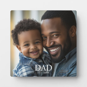 Benutzerdefiniertes Papa Etabliert Modernes Einfac Fotoplatte