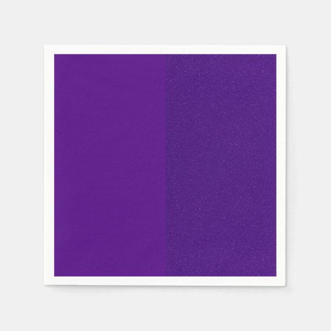 Benutzerdefiniertes Papier Napkin - Lila Split Sol Serviette (Vorderseite)