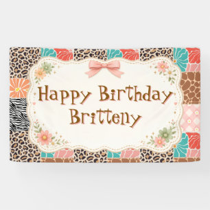 Benutzerdefiniertes Party-Banner Personalisierte Banner