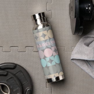 Benutzerdefiniertes Pastell-Seegras-Mint-Türkis-Ja Trinkflasche