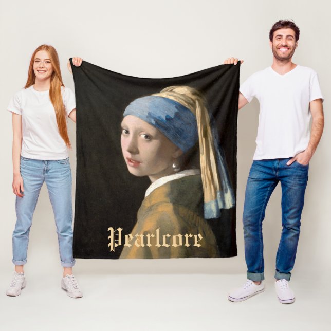 Benutzerdefiniertes Pearl Themed Party Fleecedecke (Beispiel)