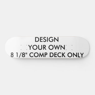 Benutzerdefiniertes Personalisiert 8 1/8" Comp-Ska Skateboard