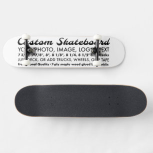 Benutzerdefiniertes Personalisiertes 8,25" Skatebo Skateboard