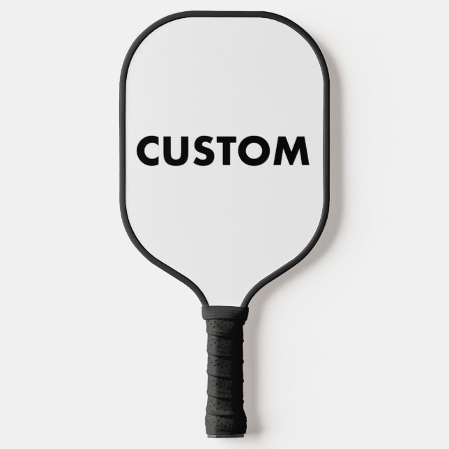 Benutzerdefiniertes Personalisiertes BLACK-Handlin Pickleball Schläger (Vorderseite)