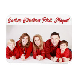Benutzerdefiniertes Personalisiertes CHRISTMAS-FOT Magnet